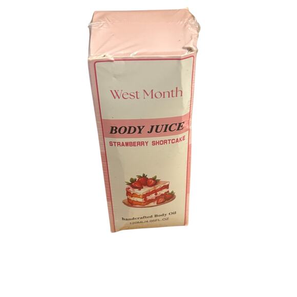 West Month Strawberry Shortcake Body Juice Body Oil - Picture 2 of 6